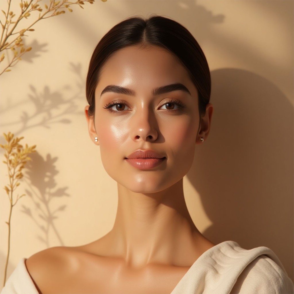 A promotional section for advanced skin booster treatments in Jeddah. The layout has a dark, elegant background with a high-quality image of a woman with glowing skin on the right. On the left, large bold text reads 'Advanced Skin Booster Treatments in Jeddah,' followed by a description about the treatments offered at Mayam Aesthetics, emphasizing hydration, rejuvenation, and skin radiance. A 'Book Your Appointment' button is positioned below the text.